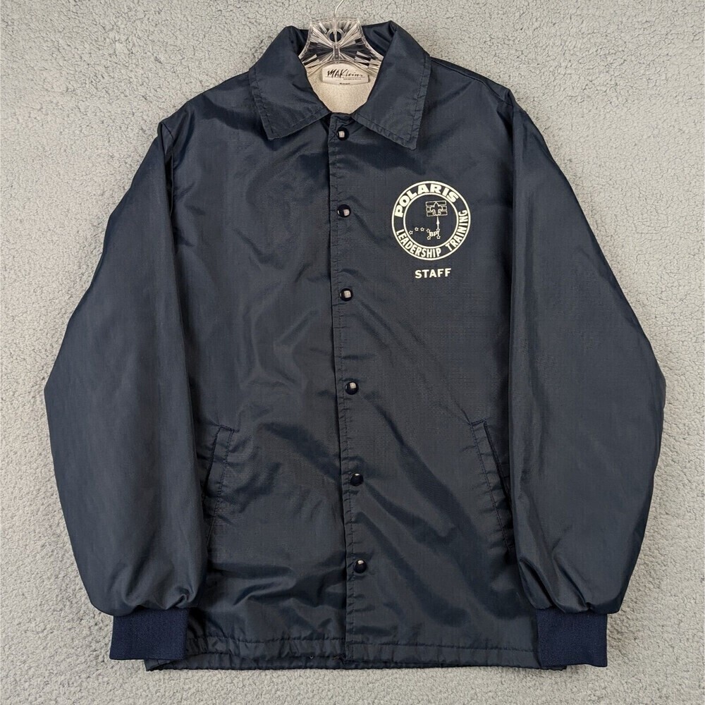 Vintage Polaris Leadership M.A. Klein Full Zip Blue Jacket 1980’s Small